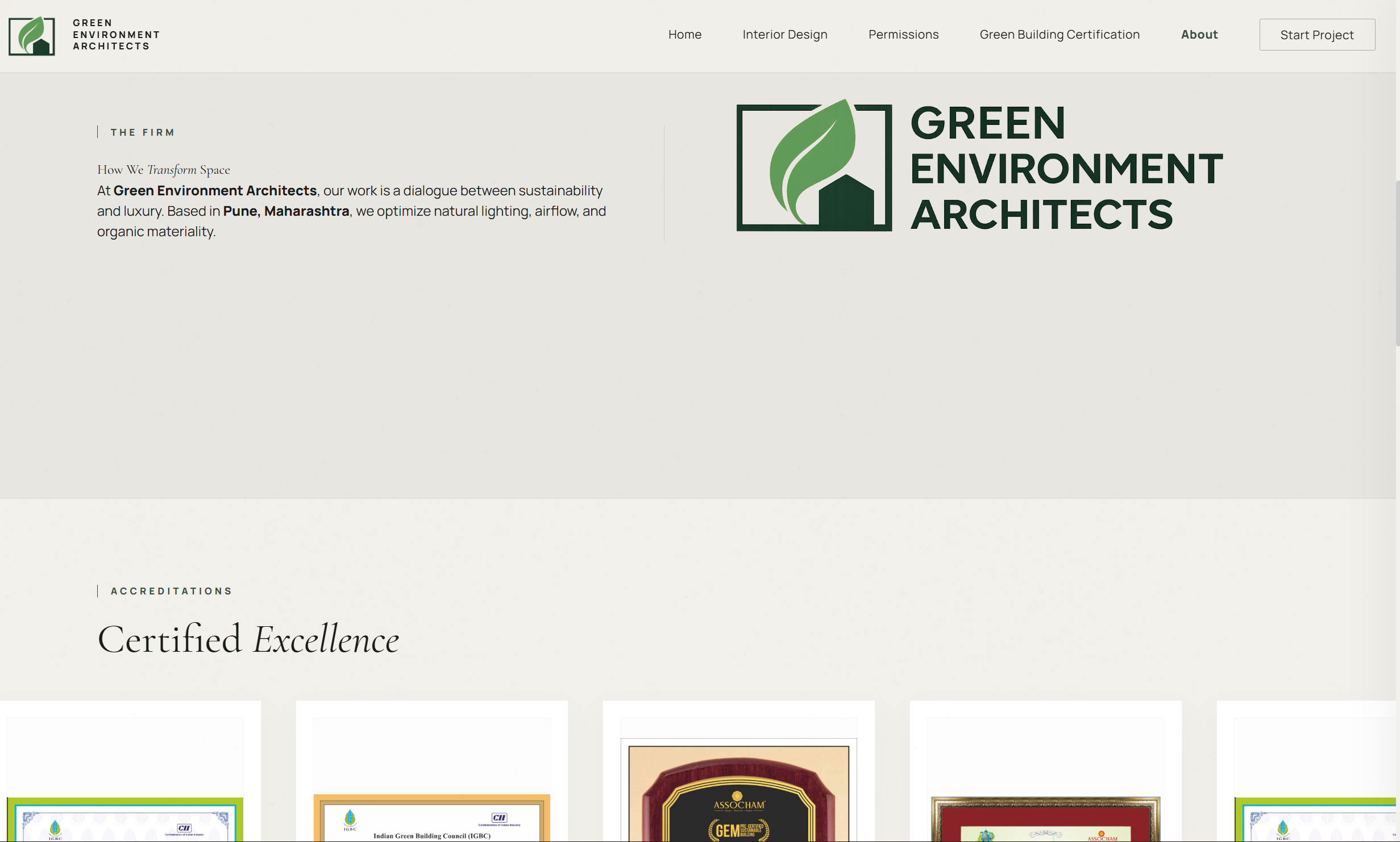 Design Green Website Screenshot 10
